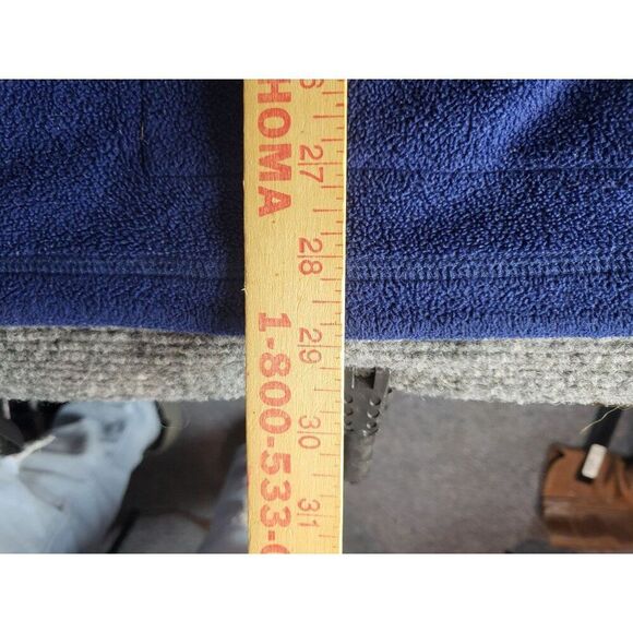 Vintage Adidas Half Zip Fleece Men Sz XL‎ 90s Blue Orange Center Logo Sportswear - Picture 2 of 8